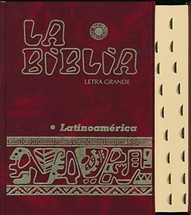 Biblia Latinoamericana Letra Grande Con Indices - (hardback)