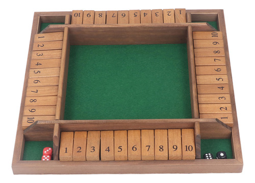 Juego De Mesa De Madera Para Matemáticas, 35 Cm, 4 Vías, Shu