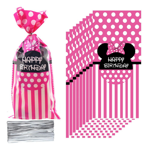 Bolsas De Celofán Para Golosinas De Minnie Ears