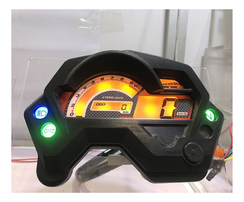 Tacómetro Lcd Digital Para Yamaha Fz16 Fz 16 Fazer