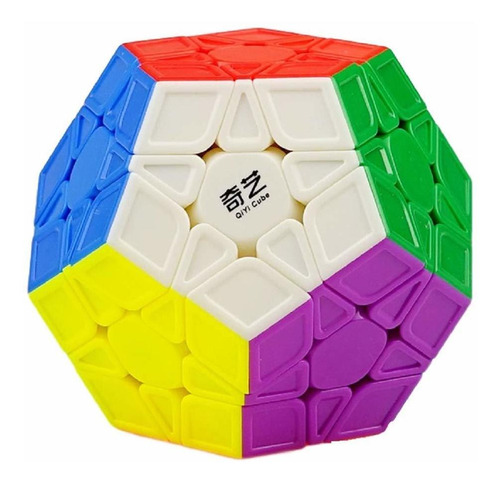 Megaminx - Cubo De Velocidad Pentagonal, Sin Etiquetas, 3 X