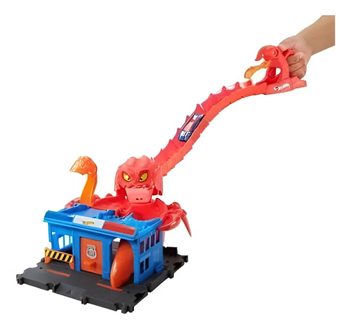 Pista Da Hot Wheels City Ataque Escorpião Brinquedo - Mattel