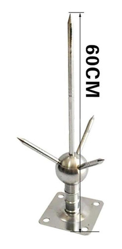 Pararrayos, Mxlrd-001, Altura 60cm, Ø De Punta 0.95cm, 3 Pol