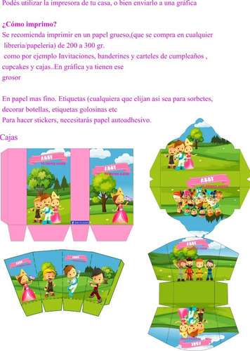 Pequeños Héroes Niña Cumpleaños Kit Imprimible Personaliza