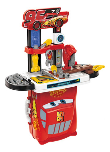 Maleta De Juego Cars Estación 3 En 1 /construcción