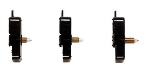 10 X Maquina Quartz 22mm P/relogio De Parede / Kit C/10 Pçs