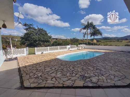 Imagem 4 de 30 de Linda Chácara Com 5 Dormitórios, Piscina, Campinho De Futebol, Pomar, À Venda, 1200 M² Por R$ 480.000 - Rural - Bragança Paulista/sp - Ch1051