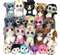 Comprar Kit 300 Pelúcias Animais Olhos Brilhantes Zoiudo Atacado