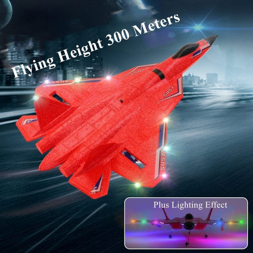 Juguete De Avión Modelo Su-57 De 2,4 G Con Control Remoto