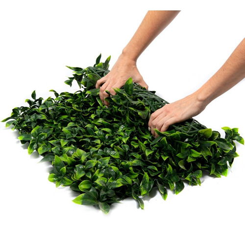 Imagen 5 de 7 de Jardin Vertical Artificial Verde Panel Miami 50x50