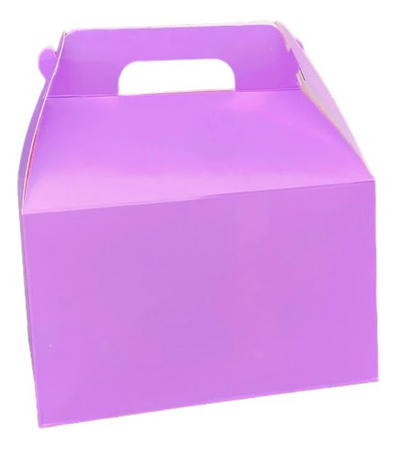 Cajita Valija Feliz Golosinas Souvenirs 15x10x9 Lila 20 Und