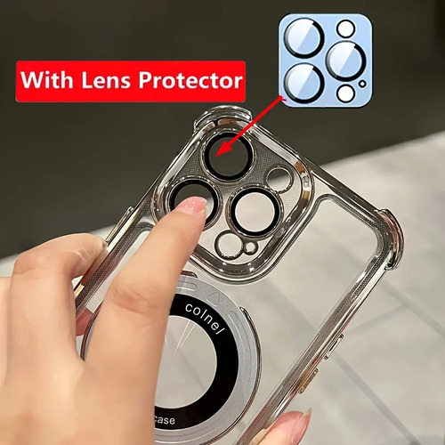 Capa Capinha Magnética Para iPhone Com Proteção Câmera