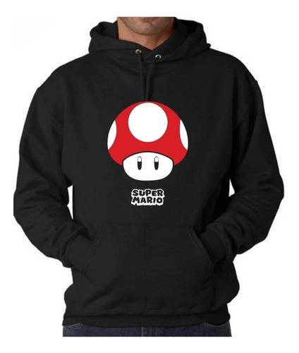 Sudadera Súper Mario Bros Hongo Gamer Cars Nintendo Unixes 