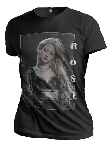 Playera Blackpink K Pop Rose 008