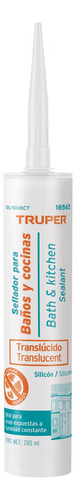Truper Sellador Translúcido Antihongos Baños Cocina 280 Ml