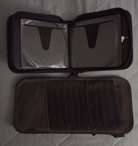 Estuches/ Fundas Para Cds 16 Y 12 Capacidad Negro (Usado)