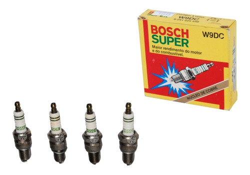 Vela Legitima Bosch Super W9dc Gol Gas (3 Jgs) Rosca Longa 