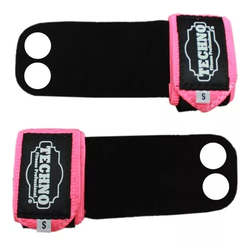 MUÑEQUERAS CROSSFIT Y GYM NEGRO CON ROSA – VICTOREM