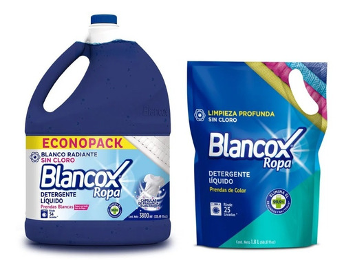 Detergente Blancox 3800 + 1800
