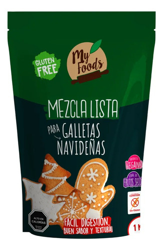 Premezcla Galletas Navideñas 1kg. Gluten Free. Agronewen