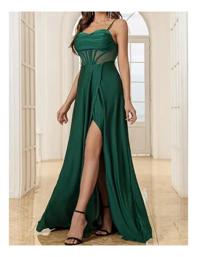 Vestido Quince Fiesta Ultima Moda Xl Esmeralda