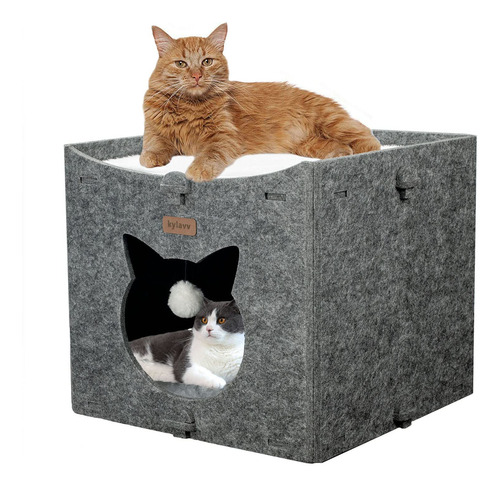 Cama Para Gatos De Interior, Casa Cubo, Camas Y Muebles Cubi