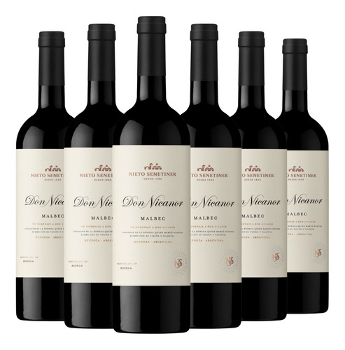 Vino Don Nicanor Malbec Caja X 6 X 750ml. --