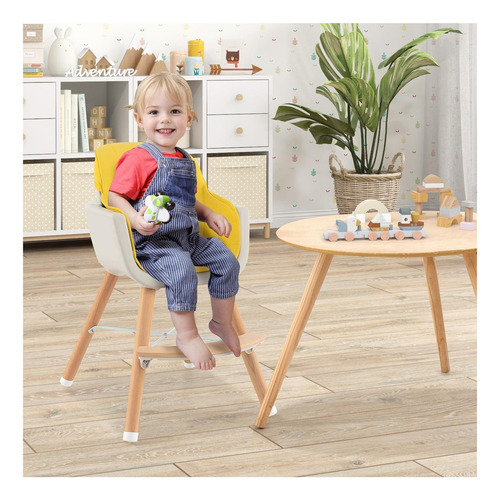 Silla Alta De Honey Joy, Silla De Madera De Comer Y Cultivar