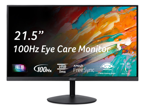 Monitor Acer Sb2 Ultra Slim 21.5 Fhd 100 Hz 1ms Panel Ips