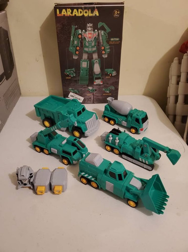 Robot Transformador Laradola Juguete De Construcción Steam 1 Verde (Usado)