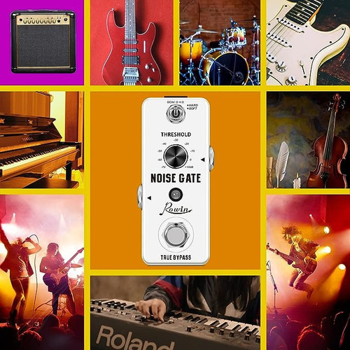 W Pedal De Efecto Rowin Lef-319 Blanco
