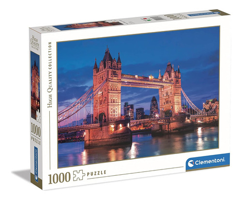 Rompecabezas 1000 Piezas Adulto Tower Bridge Noche Clementon