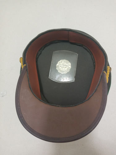 Antigua Gorra De Plato Oficial Ejercito Argentino Ver (Usado)