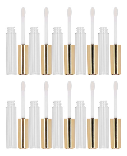 Garrafa De Brilho Labial Transparente, Esmalte, Tubo Vazio,