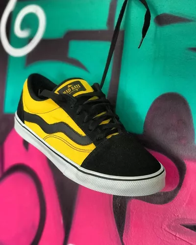 Mad Rats Old School Preto com Amarelo