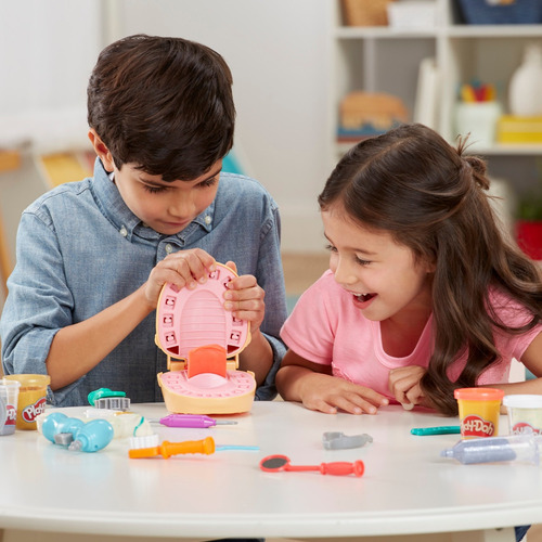 Imagen 3 de 10 de Play Doh Dentista Bromista Taladra Y Rellena Plastilina