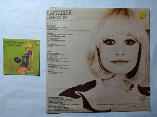 Raffaella Carra 1982 Lp Sellad0 1ra Edicion De Coleccion (Usado)