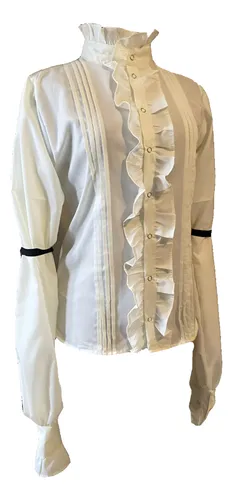 Camisa con escarola para hombre deals
