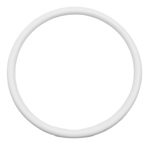 100 Pza Aro Argolla De Plástico Blanco Atrapa Sueño #8 9 Cm
