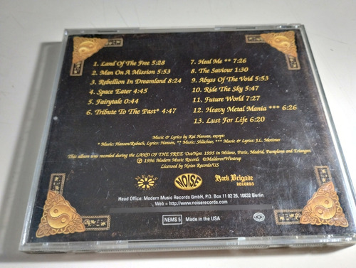 Gamma Ray - Alive '95 - Made In Usa 1996 Estándar (Usado)