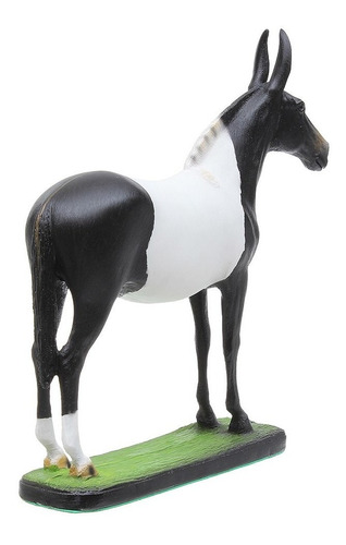 Imagem 3 de 4 de Escultura Em Resina Mula Pamba Home Western Decor 30450