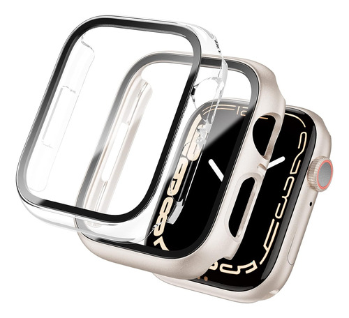  2 Fundas Rígidas Protector Policarbonato Apple Watch