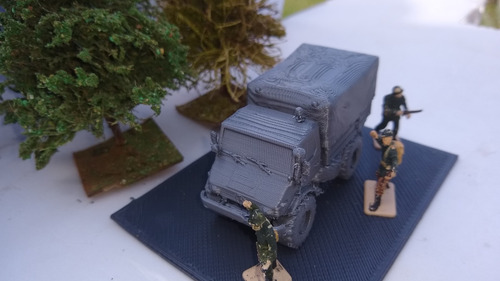 2 Camiones Unimog Argentino Malvinas 1:72 Impresión 3d