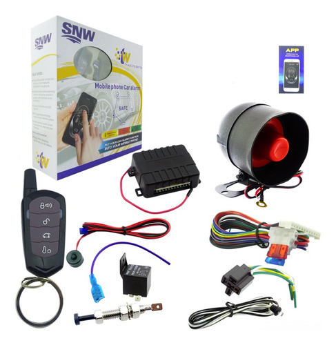 Alarma Auto Con Aplicacion Para Smartphone Codigo Variable