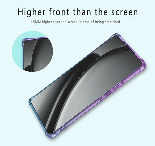 Funda Para Realme Gt6 5g Antishock Transparente Case