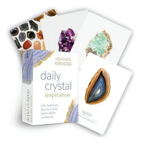 Daily Crystal Inspiration : A 52-card Oracle Deck For Finding Health, Wealth, And Balance, De Heather Askinosie. Editorial Hay House Inc, Tapa Dura En Inglés, 0
