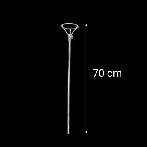 Globo Luminoso Led Palito 70cm X 35uni + Pilas +base De Mesa Blanco Burbuja