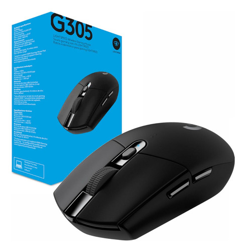 Mouse Gamer Logitech G305 Lightspeed 12.000dpi Negro