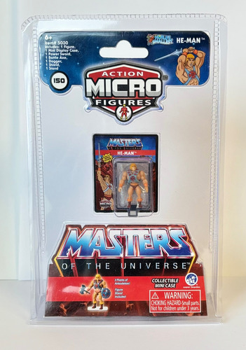 Set De 4 Action Micro Figures De Masters Of The Universe (Usado)