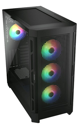 Gabinete Cougar Duoface Pro Rgb Negro Eatx Cristal Templado